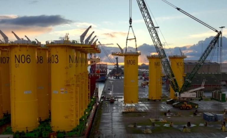 CS Wind Offshore completes CVOW transition pieces